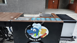 Bicicletta Elettrica per Caffè, Triciclo Elettrico per Caffè, Bicicletta a 3 Ruote per Attività Commerciale, Carretto per Fast Food, Bici per Alimenti - Product Image 4