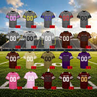 Ensembles d'uniformes de football personnalisés, respirants, écologiques, à séchage rapide, maillots imprimés par sublimation, pantalons de match, noms et numéros d'équipe personnalisés, OEM