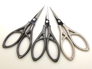 Ciseaux à manche en alliage de style vintage, couleur argent perlé, lame tranchante pour l'artisanat et la décoration intérieure - Product Image 4