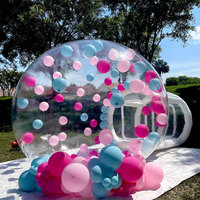 Ballon gonflable transparent de maison de bulle de dôme d'igloo en cristal gonflable de clair géant de maison d'amusement de fête de mariage d'enfants