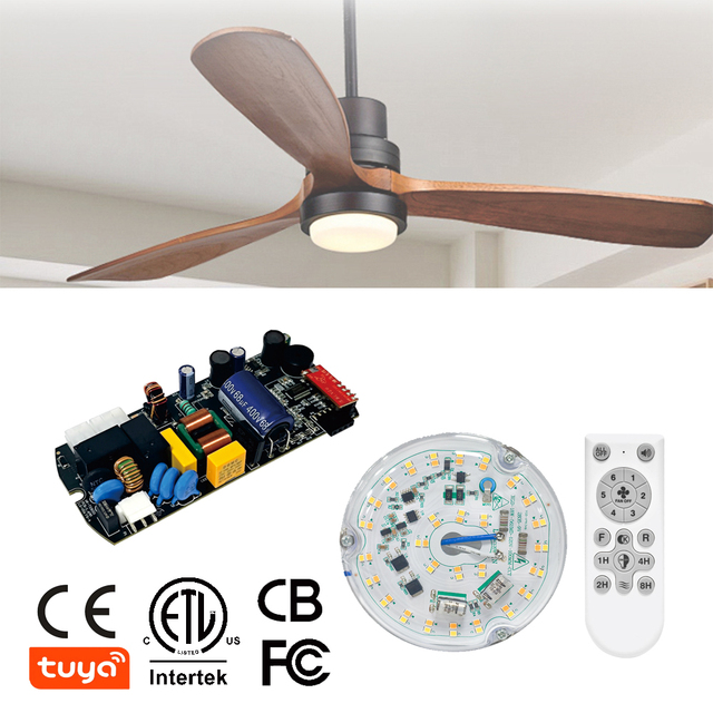CE ERP Certified EU Standard Dual High Voltage BLDC Ceiling Fan Controller 230V for DC Motor with 2.4G APP Control & Tuya APP