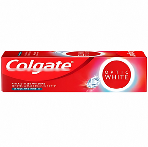 Pasta Dental Blanqueadora Colgate Optic White Advanced con Fórmula Mineral Exfoliante para Protección Contra Caries, Uso Doméstico, Formato Grande - Product Image 3