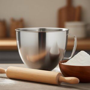 IAGREEA ชามผสมสแตนเลส 4.5Qt 5Qt อุปกรณ์เสริมเครื่องผสมอาหารน้ำหนักเบาสำหรับเครื่องผสมอาหาร - Product Image 2