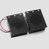Pièces détachées pour ascenseurs : Sonnette d'arrivée supérieure pour cabine d'ascenseur avec annonce vocale, sonnerie et interphone haut-parleur-microphone
