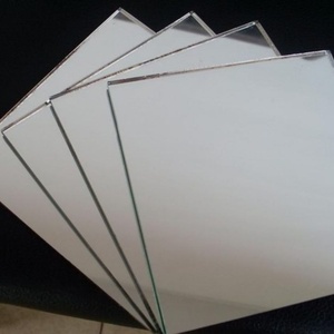 2-8mm Creative Beveled Edge Frameless <b>Smart</b> <b>Mirror</b> Silver Glass Tiles for Bedroom Bathroom Home Gym Wall Decor Silver Material - Product Image 2