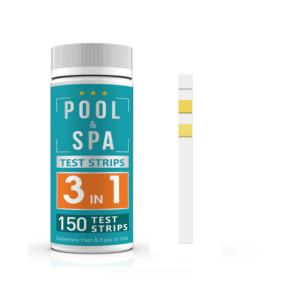 Test de bain à remous et de spa Brome Alcalinité totale pH Sans <span class=keywords><strong>chlore</strong></span> Dureté Eau Chimique Bandelettes de test à 3 voies - Product Image 2