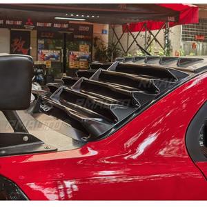 Para Mitsubishi Lancer EVO, embellecedor de ventana trasera tipo aleta de tiburón, cubierta de embellecedor de ventana trasera, accesorios para coche - Product Image 3