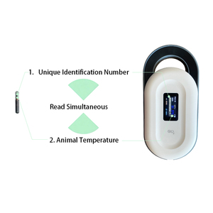 Iso11784/85 nhiệt độ FDX-B Máy quét vi mạch Pet <span class=keywords><strong>RFID</strong></span> cảm biến nhiệt chip Reader cho ID động vật và sức khỏe màn hình bất cứ lúc nào thời gian - Product Image 4