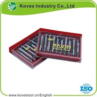 Foret de centrage en carbure de tungstène 5 mm Koves – Haute performance de coupe et durée de vie prolongée – Ensemble combiné foret et fraise à sertir