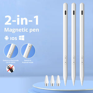 スタイラスペンiPad用手のひら拒否とすべての画面用ユニバーサル2-in-1スタイラスペン教育企業向けビジネススマートペン - Product Image 1