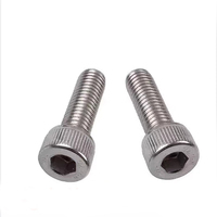 Baut Soket Hex Grosir Cina Kepala Hex Din912 Baut Soket Heksagonal M6 M8 Finishing Polos Mur dan Baut Baja Tahan Karat