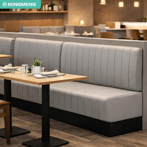 Commercial Restaurant <b>Sofa</b> <b>Bench</b>, Cafe & Hotel Dining Booth Seating, Wooden Furniture Set (Tables & Chairs) - Product Image 1