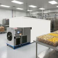 Dieselgenerator compatibele warmtepomp fruitdroger voor landelijke gebieden, mango-droging 200kg 380V roestvrij staal energiebesparend hoog rendement