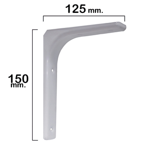 Tuerca de mariposa blanca reforzada 150x125 mm. - Product Image 1