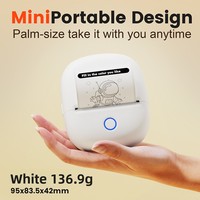 Printer Label Thermal Portabel untuk Rumah dengan Ukuran Kertas 48mm / Antarmuka USB Foto