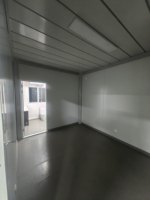 Kits de maisons préfabriquées en forme de A, kits de cabanes en bois préfabriquées portables en acier, petites maisons préfabriquées