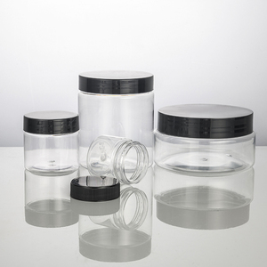 Bán buôn mỹ phẩm bao bì chai instock 30ml 50ml 200ml 250ml Vòng rõ ràng Pet mỹ phẩm cơ thể mặt Kem Jar - Product Image 1