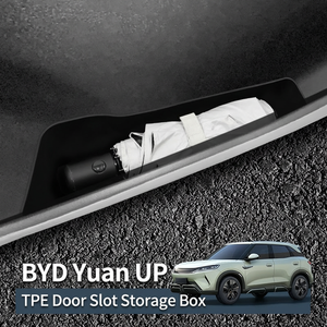 Caja de Almacenamiento para Ranuras de Puerta de <span class=keywords><strong>Coche</strong></span> para BYD Atto 3, Accesorios Interiores Antideslizantes de TPE Ecológico - Product Image 4