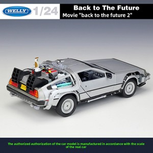 Welly e Willy Welly Willy Modellini Auto da Film <span class=keywords><strong>in</strong></span> Scala 1:24, Giocattoli <span class=keywords><strong>in</strong></span> Metallo Pressofuso, Regalo Perfetto - Modelli di Ready Player One e Ritorno al Futuro, Confezione Multipla - Product Image 5