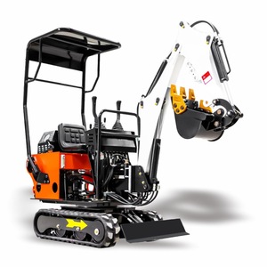 Miniexcavadora de cadenas de 1 tonelada de potencia de excavación para huertos, invernaderos y construcción en interiores - Product Image 2