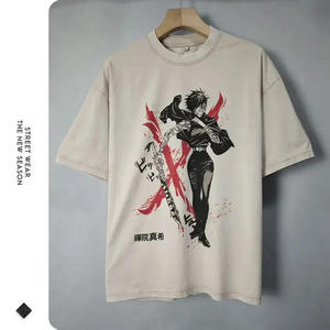 T-shirts Anime J-Jujutsu K-Kaisen Vintage Lavés CHOSO T-shirt Oversize à Manches Courtes Fushiguro Toji <span class=keywords><strong>Sukuna</strong></span> Gojo Saturo pour Hommes - Product Image 5