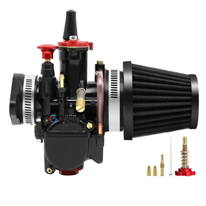 Kit de carburador PWK 34MM Racing Carb Universal <span class=keywords><strong>2T</strong></span> 4T con filtro de aire colector de admisión Boot Jets para 75cc <span class=keywords><strong>125cc</strong></span> Dirt Pit Bike ATV - Product Image 1