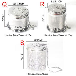 Coladores de Té para Té Suelto, Infusor de Té de Malla Extra Fina, Acero Inoxidable 304 y Tapa Roscada Delgada Actualizada, Tamaño S - Product Image 6