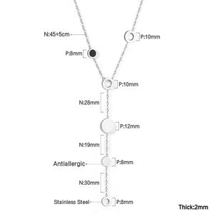 Collares con Colgantes Triangulares Minimalistas 2025, Joyería Chapada en Oro de 18k, Collar de Moda para Mujer, Collares con Colgantes de Acero Inoxidable - Product Image 5