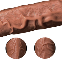 Manchon réaliste pour pénis, extenseur de pénis réutilisable en silicone, préservatifs retardants pour hommes, amplificateur de pénis, jouets sexuels