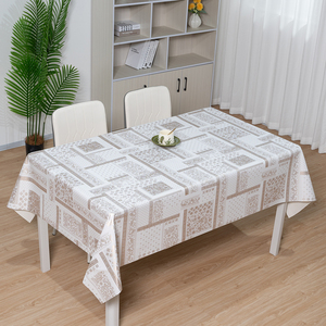 <span class=keywords><strong>Nappe</strong></span> en PVC imperméable à fleurs argentées RNPT pour table à manger, <span class=keywords><strong>nappe</strong></span> résistante à la décoloration, <span class=keywords><strong>nappe</strong></span> carrée pour table d'<span class=keywords><strong>extérieur</strong></span> - Product Image 5