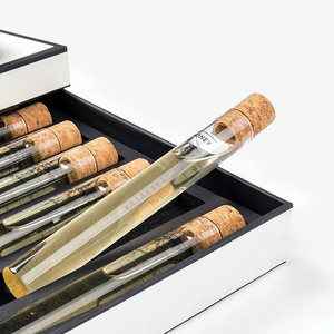Tubes à essai en verre Tianjing 40 ml en borosilicate haute résistance avec bouchon en liège pour boissons alcoolisées - Product Image 1