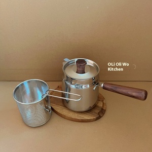 Contenedor de Grasa de Tocino al por Mayor de 68 oz con Colador, Olla Filtradora de Aceite de Acero Inoxidable 304 para Cocina y Camping - Product Image 5