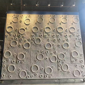 Paneles de pared 3D con diseño de <span class=keywords><strong>Luna</strong></span>, tableros decorativos de puerta impermeables de PU de fácil instalación para exteriores e interiores para uso en exteriores - Product Image 2