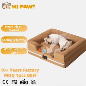 Meistverkauftes Heiz- und Kühlbett für Haustiere Luxuriöses Smartes Katzen- und Hundebett mit Temperaturregelung Hochwertiges Intelligentes Haustierbett - Product Image 1