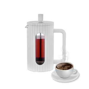 Nuevo Set de <span class=keywords><strong>Cafetera</strong></span> Francesa con Funda de Plástico, Prensa Francesa con Vaso de Vidrio Borosilicato Resistente al Calor y Tazas de Café - Product Image 2
