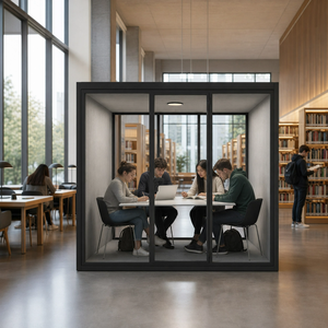 Cabina de Oficina Modular Insonorizada Extra Grande, Sala de Negociación Privada, Cabina de Aislamiento Acústico Móvil para Oficina y <span class=keywords><strong>Espacio</strong></span> de Trabajo Compartido - Product Image 5