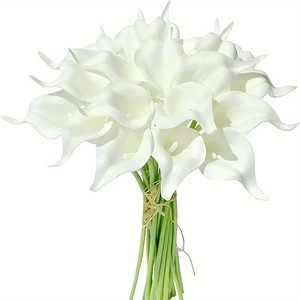 Fleur artificielle réaliste Calla Lily, toucher naturel, pour bouquet de remise de diplôme, centres de table de mariage DIY, longue durée (3-5 ans) - Product Image 1