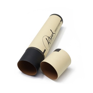 Eco-Friendly Kraft Paper Cylinder Umbrella Paper Tube Custom Logo Printed Cardboard Tubes for Umbrella <b>Clothes</b> Packaging - Product Image 5