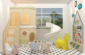 <span class=keywords><strong>Maison</strong></span> de jeu souple pour enfants château coquin toboggan fosse à balles aire de jeux intérieure/extérieure pour enfants taille personnalisée couleur Construction en métal - Product Image 6