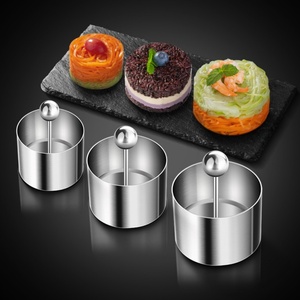 Moule à gâteau en acier inoxydable 304 de qualité alimentaire, écologique, en forme ronde, avec découpeur réglable, outils de pâtisserie - Product Image 1