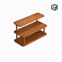 Support de rangement en bois pour tasses de bureau, à trois niveaux, multi-étages, pour tasses à thé, comptoir de bar, coin café, buffet, porte-gobelets d'eau