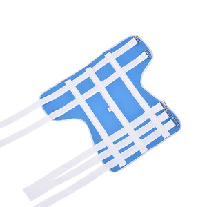 Attelle de fixation de la hanche Masutaka bleue S/M en velours avec plaque en aluminium amovible pour fracture du fémur - Product Image 5