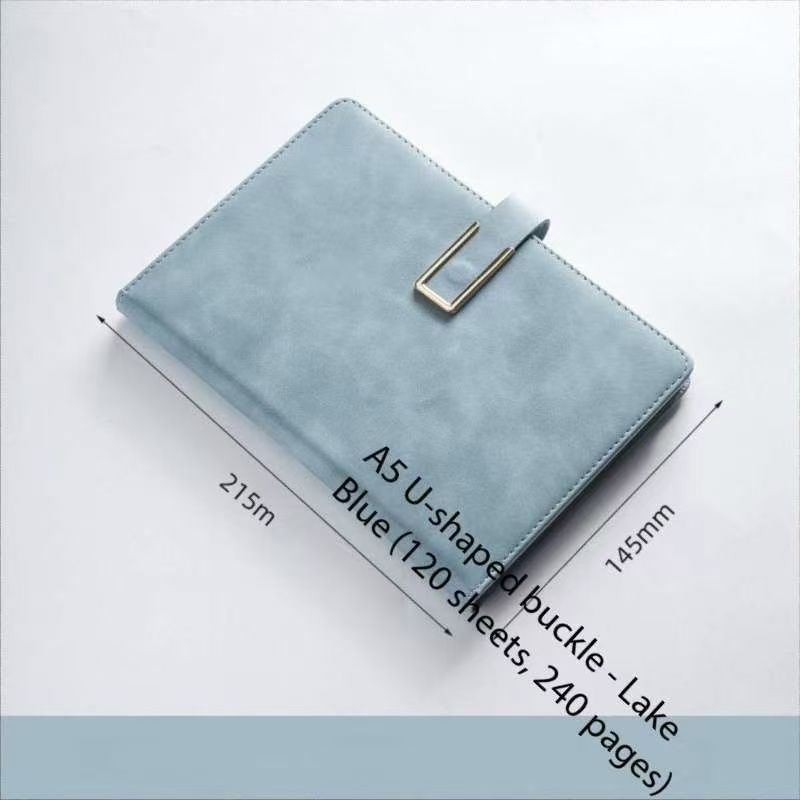Hebilla en forma de U azul claro