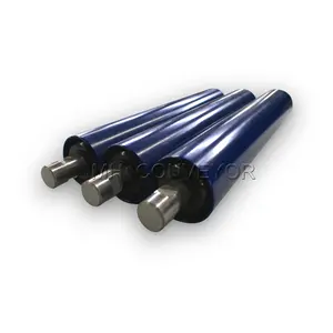Sistema de transportador de rodillos universal Resorte de acero Rodillos de acero Proveedores Piezas de rodillos transportadores