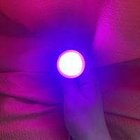 Luz LED de Punto RGB de 33 mm, Impermeable y Programable, Tipo Hongo, para Parques de Atracciones, Noria, Decoración Navideña