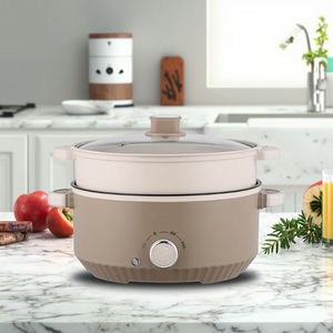 Fourniture directe d'usine 3L pour 1-3 personnes usage domestique marmite électrique poêle à frire antiadhésive Portable et cuiseur à riz vapeur - Product Image 6