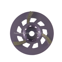4 5 6 7 Inch 250mm TGP Turbo Disque de meule diamantée pour sol et mur en pierre de béton