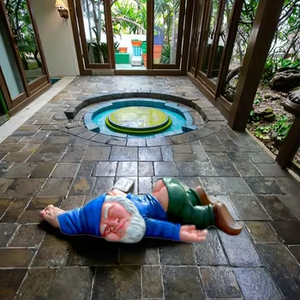 Custom Grappige Ondeugende Dronken Kabouter Ornamenten Hars Ambachten Voor Villa Tuin Decoratie - Product Image 3