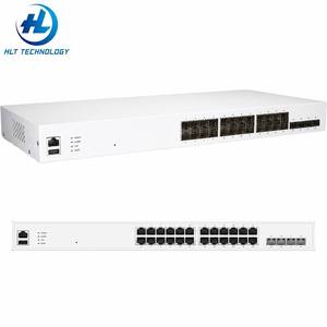 Commutateur Fibre Géré Couche 3 <span class=keywords><strong>FS</strong></span>-<span class=keywords><strong>424E</strong></span>-<span class=keywords><strong>FIBER</strong></span> 24 Ports Gigabit SFP Fibre 4x10G SFP+ Uplink Commutateur Réseau Optique d'Entreprise - Product Image 1