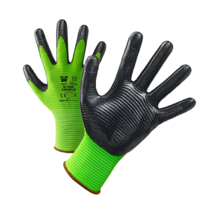 Tamaño profesional 10 \ "NBR ARRUGADO Guantes negros Accesorio para herramienta de torneado - Product Image 3